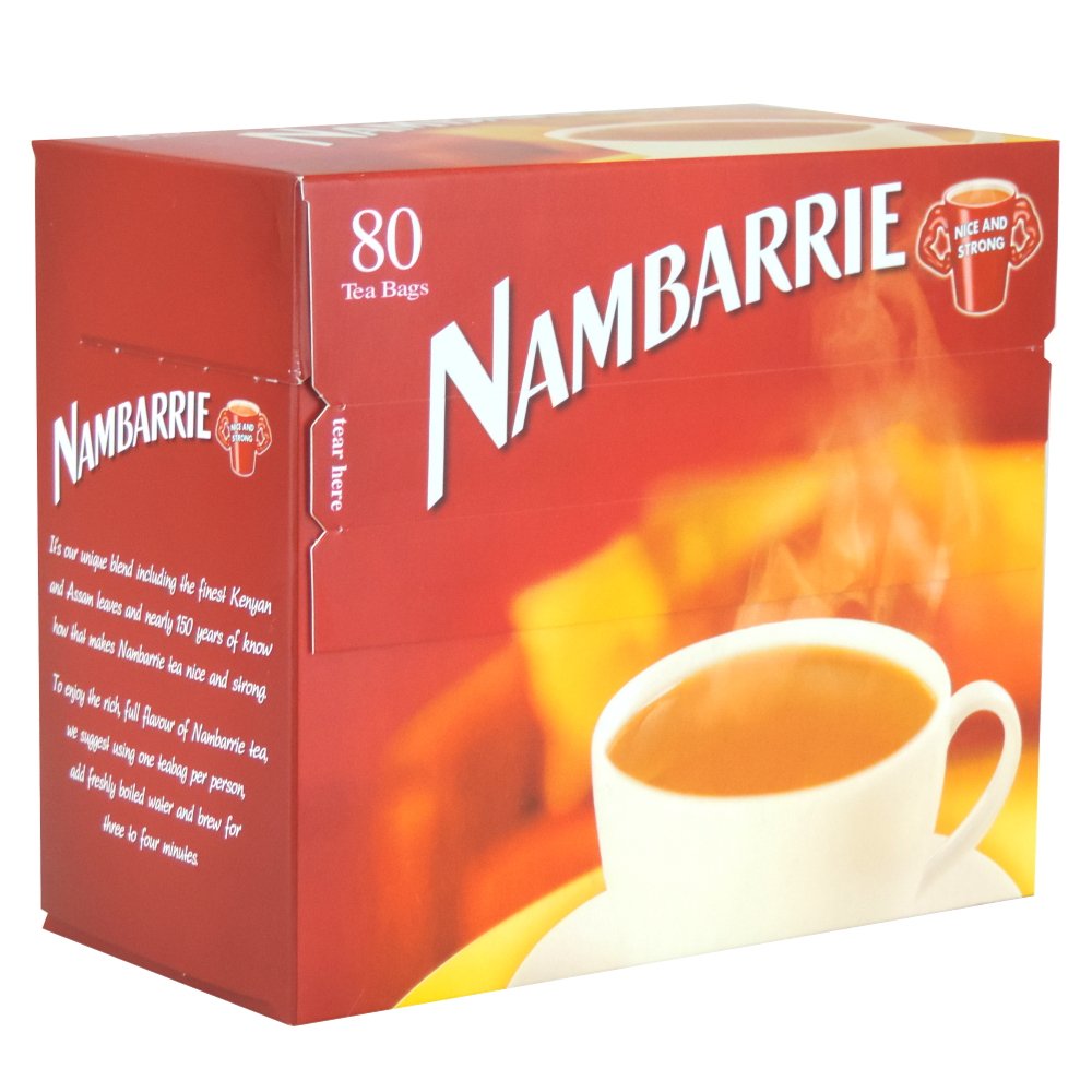 Nambarrie Tea 80 Tea Bags 100% Black Tea