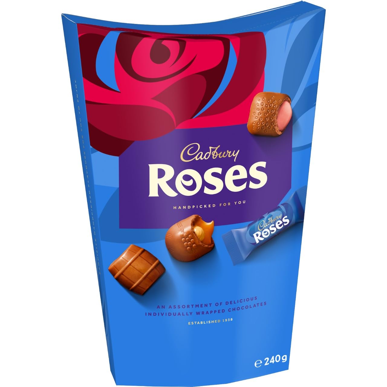 Cadbury Roses Carton Milk Chocolates Assortment, 240 g (Pack of 1)