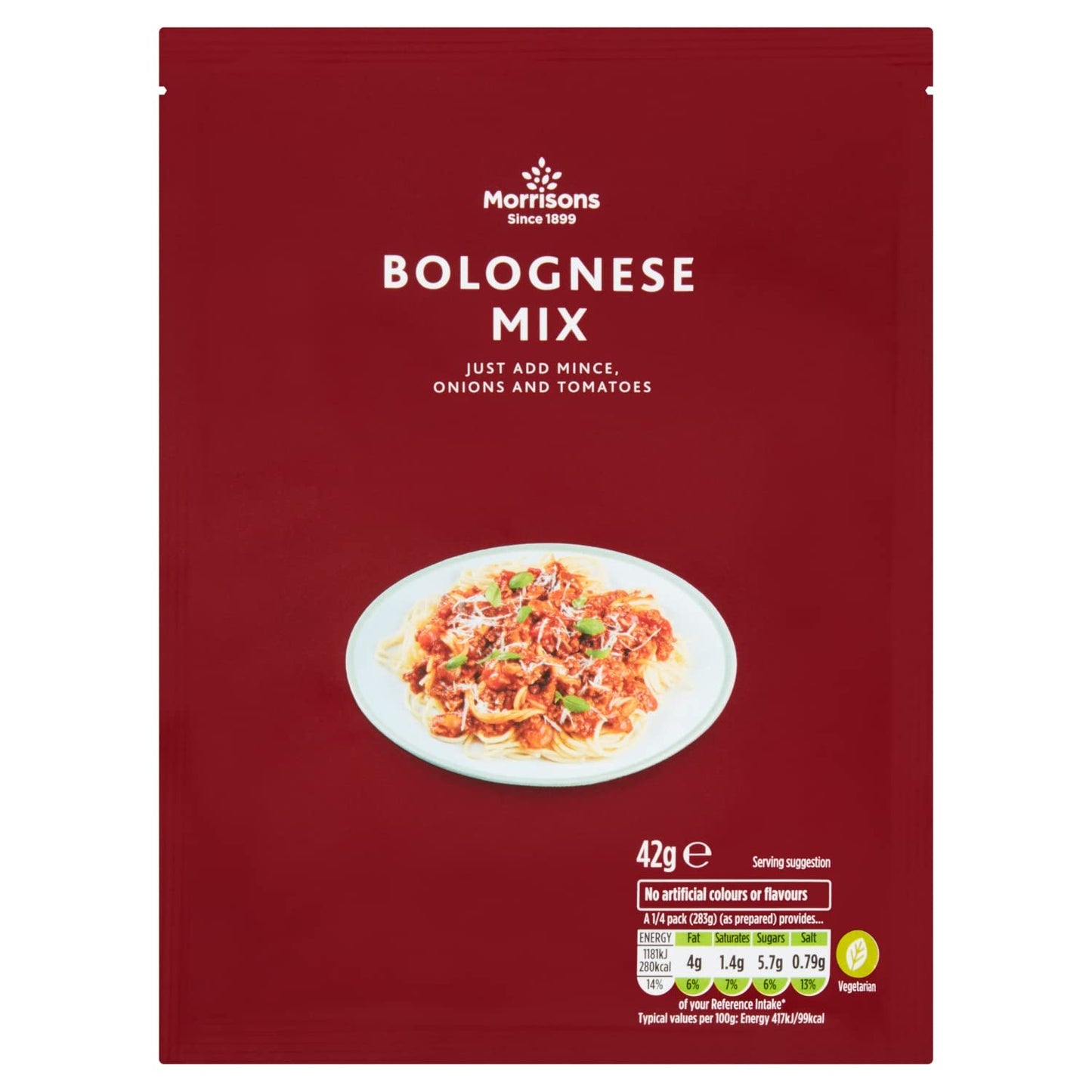 Morrisons Bolognese Sauce Mix, 42g