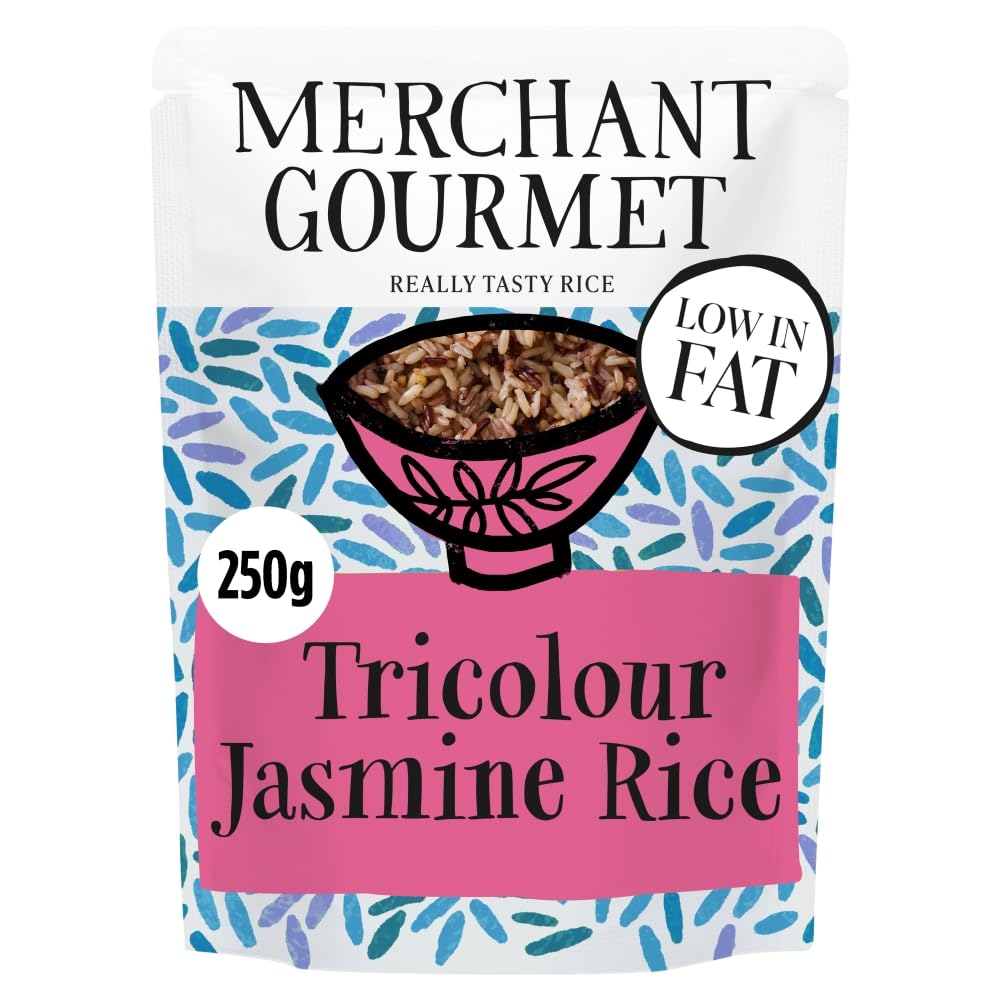 Merchant Gourmet Tricolour Jasmin Rice, 250g