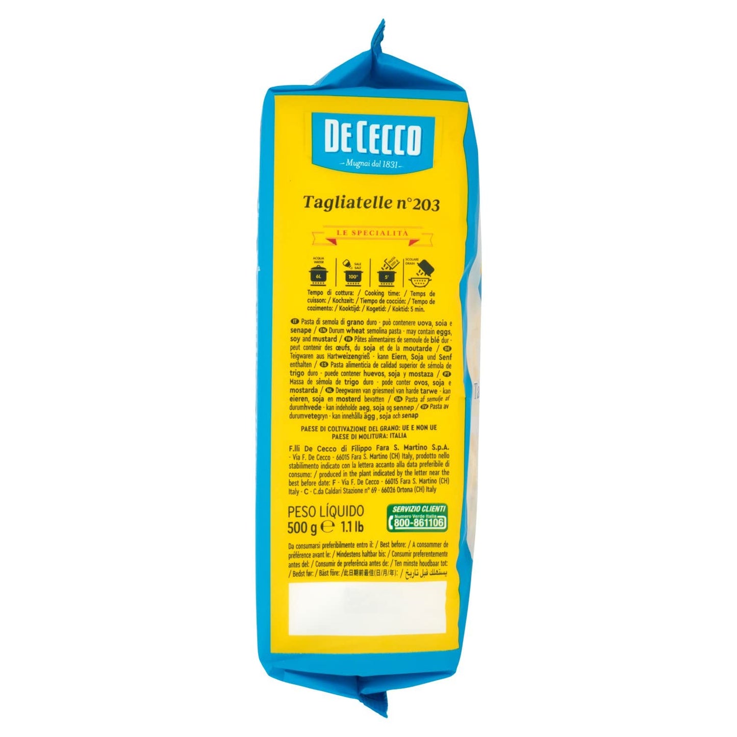 De Cecco - Tagliatelle 203 500GR