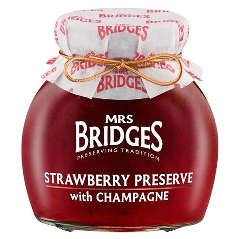 Mrs Bridges Strawberry Preserve & Champagne, 340g