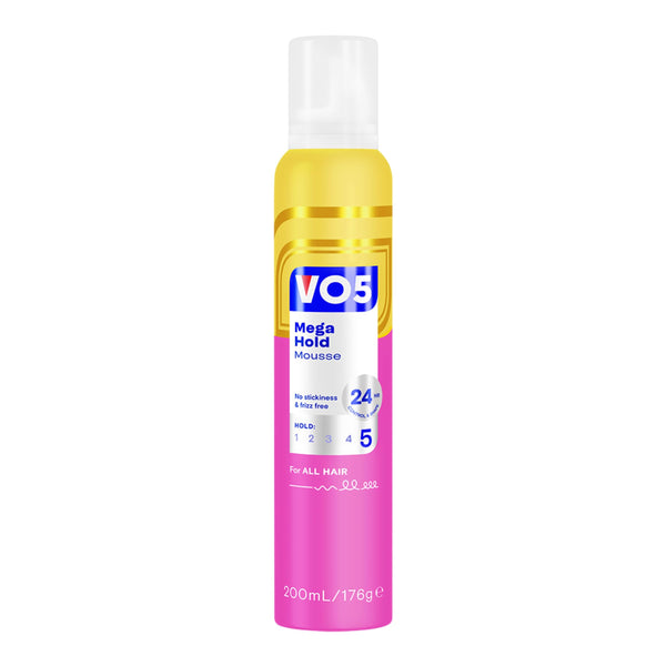 VO5 Mega Hold Mousse, 200ml