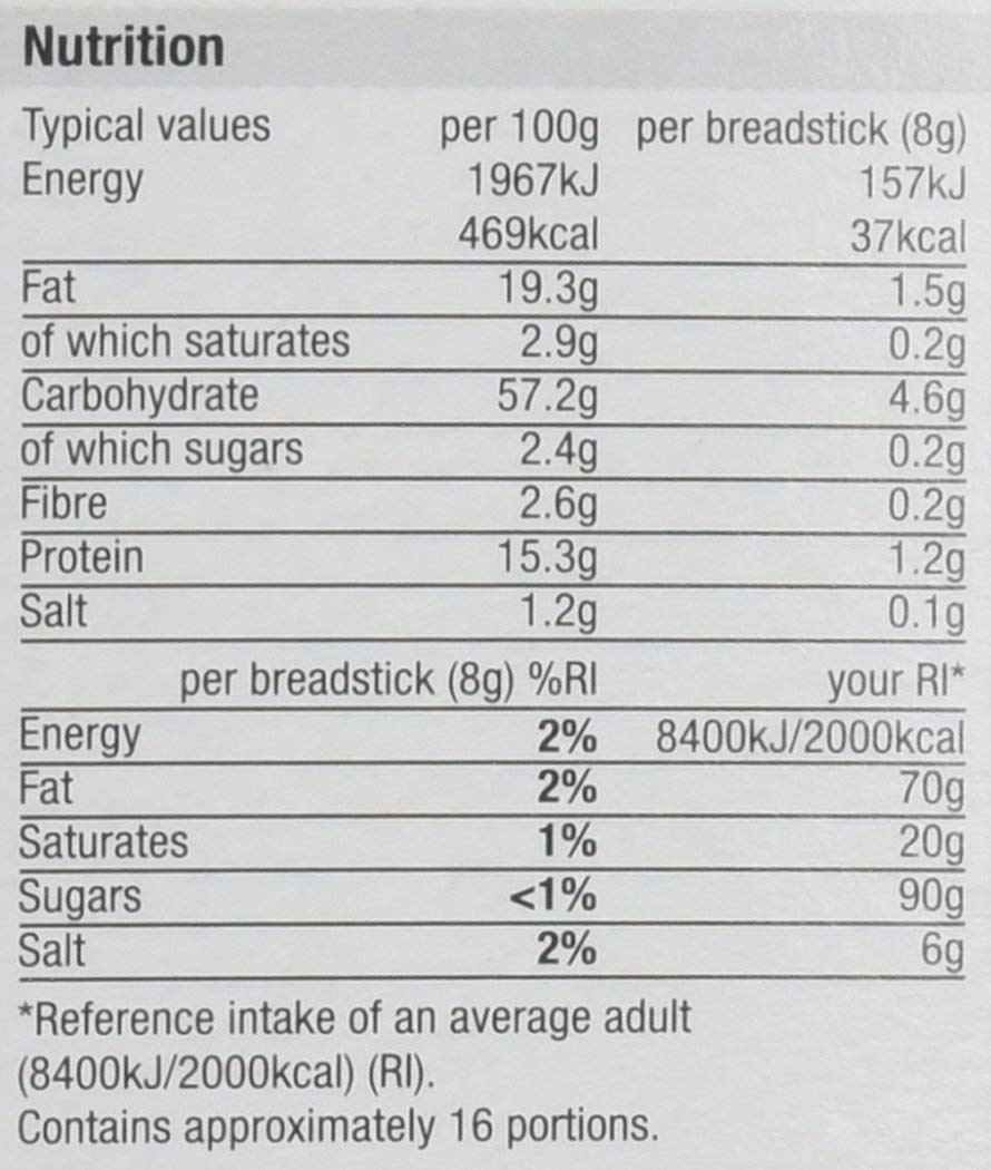 Morrisons Italian Breadsticks, 125g