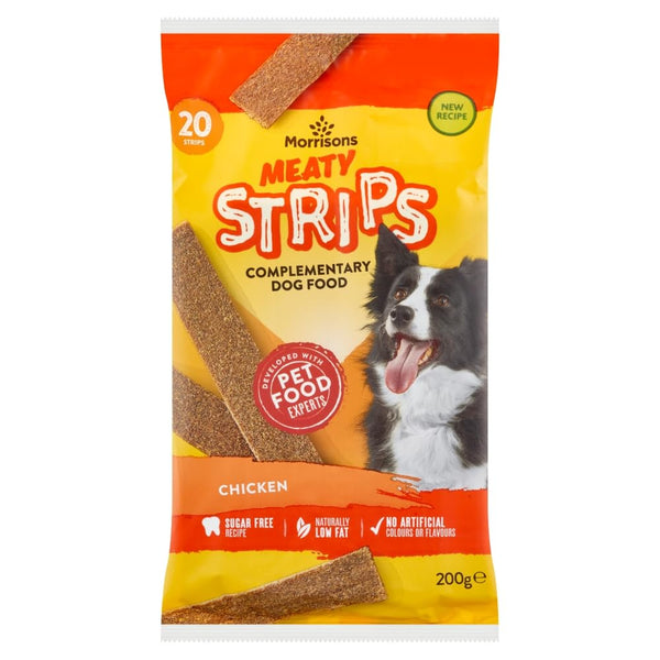 Morrisons Meaty Strips Sticks, 200g (20 sticks)