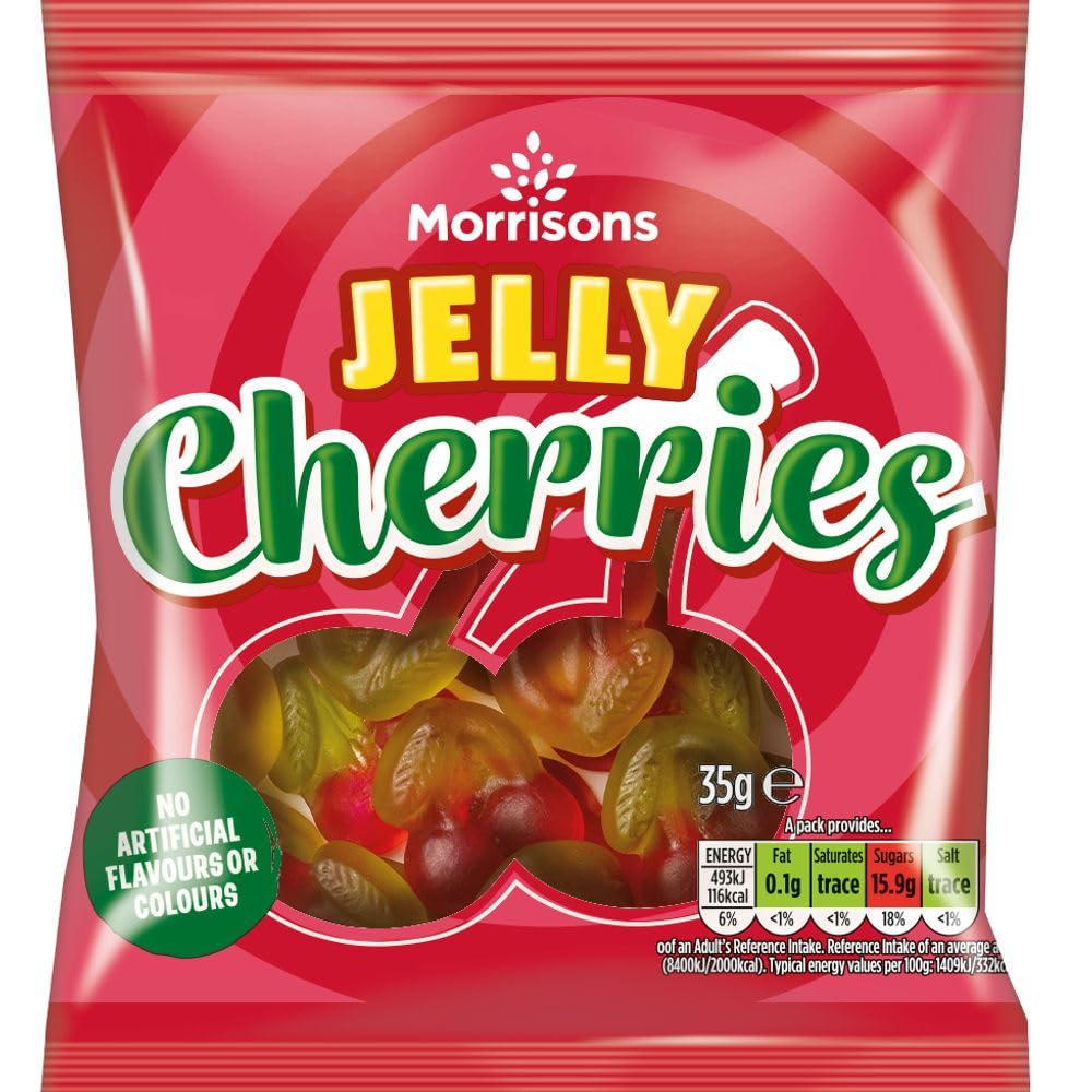 Morrisons Jelly Cherries 35g