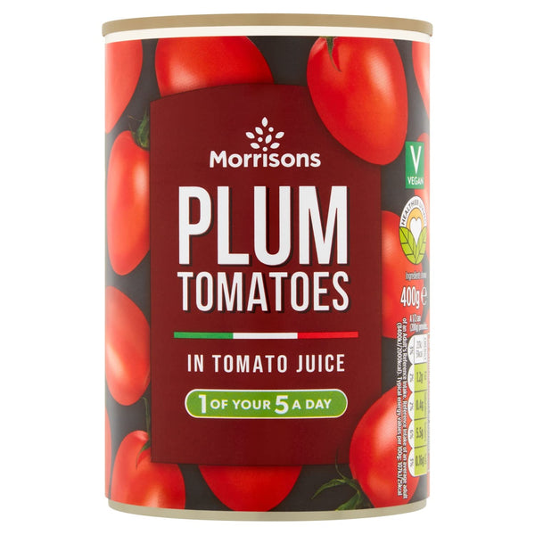 Morrisons Italian Plum Tomatoes, 400g