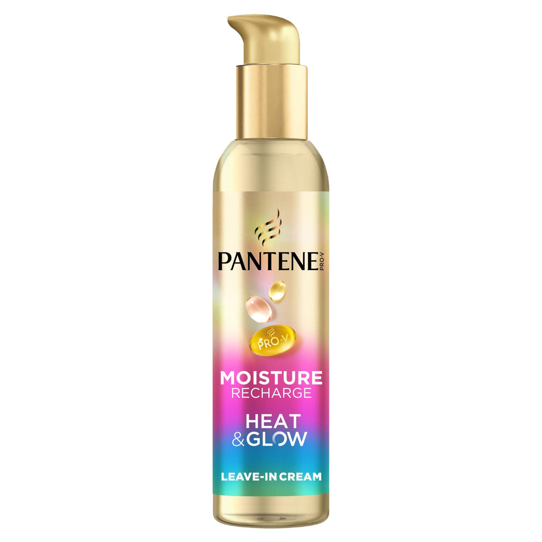 Pantene Moisture Recharge Heat & Glow Leave-In Cream Hair Treatment 135ml