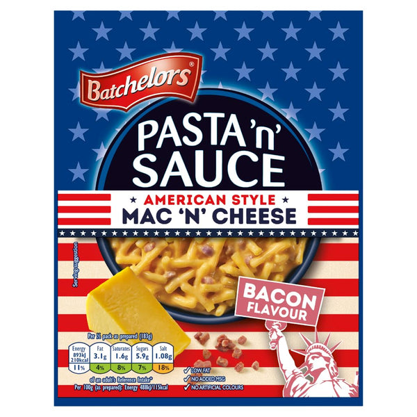Batchelors Pasta 'n' Sauce American Style Mac 'n' Cheese Bacon Flavour 99g