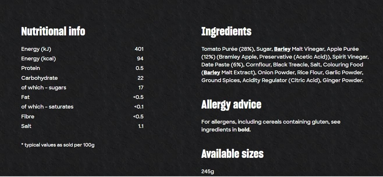 Branston Rich & Fruity Sauce 245g