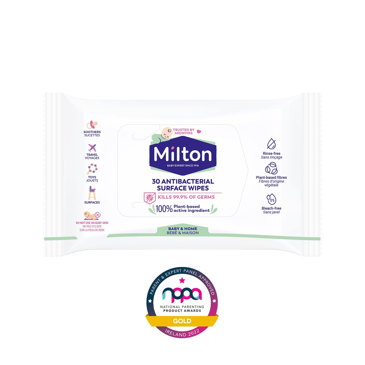 Ceuta Milton Anti-Bacterial Surface Wipes