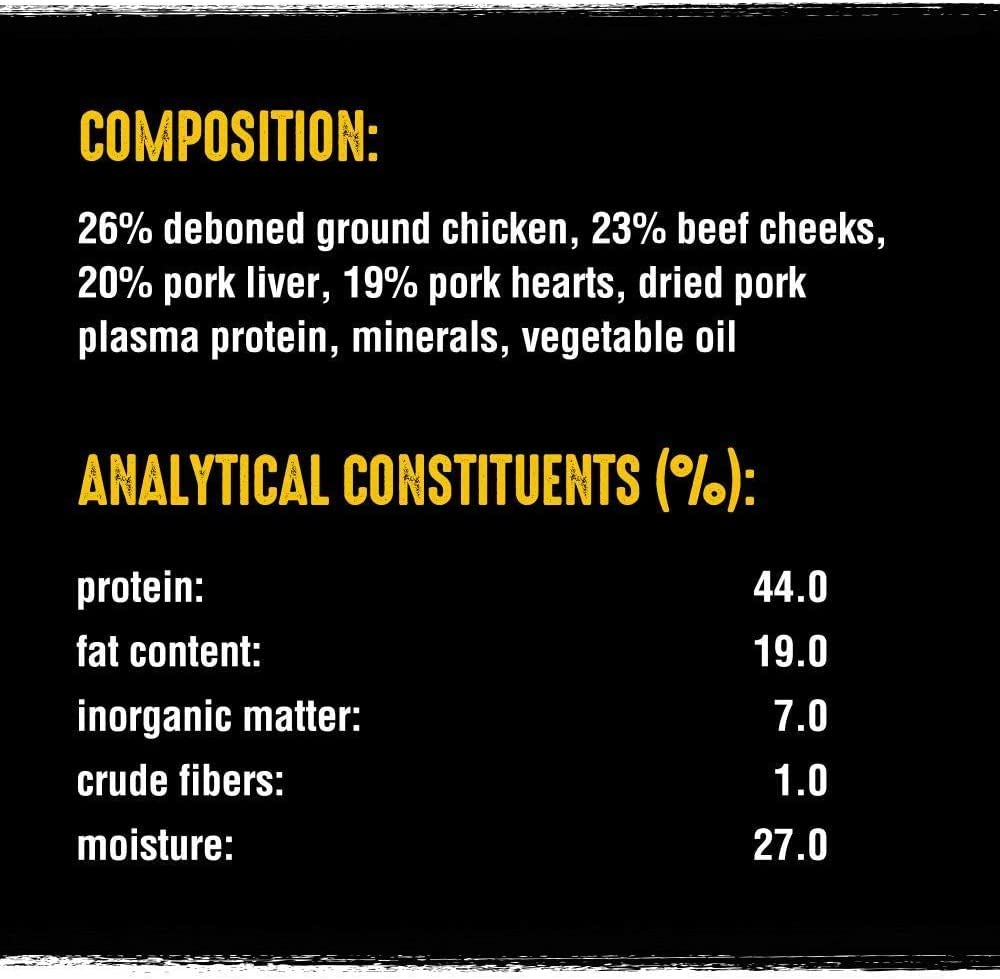 Crave Protein Chunks 6 x 55 g Snacks, Dog Treats Chicken with high Protein, Grain-free
