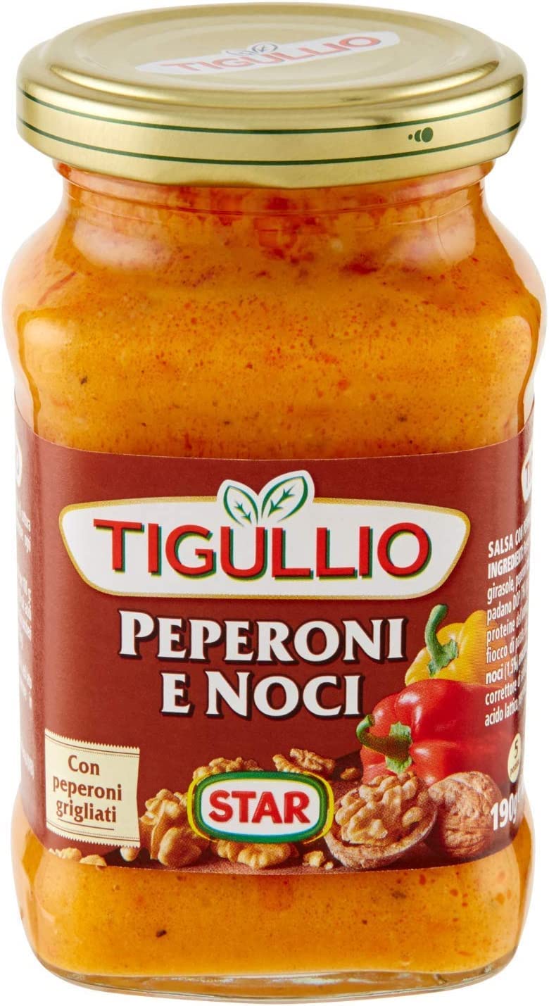 Star Tigullio GranPesto Pesto Peppers, Walnuts & Paprika Pasta Sauce 190g