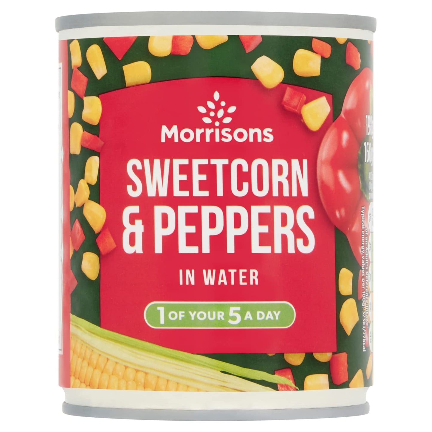Morrisons Sweetcorn & Peppers in Water, 160 g
