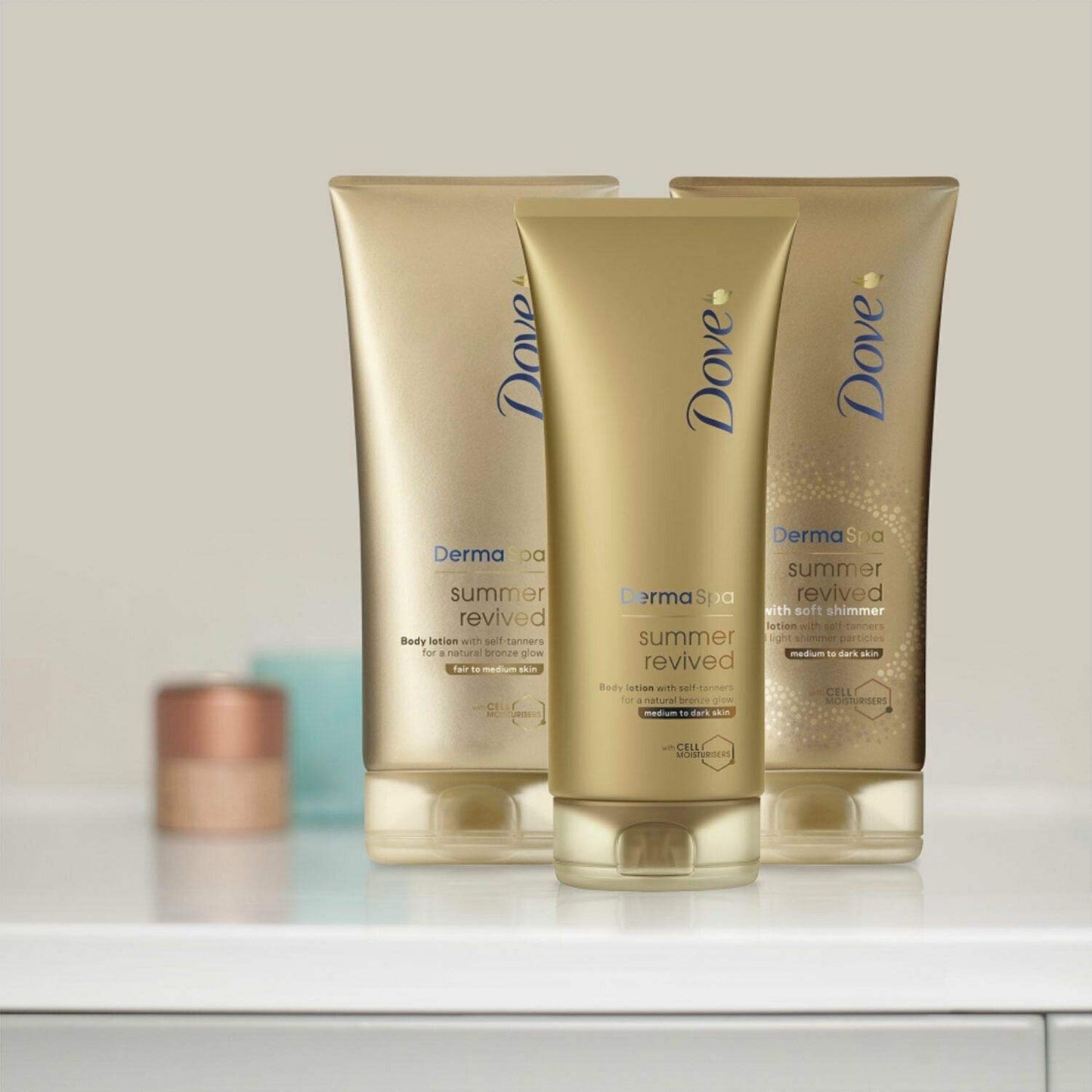 Dove DermaSpa Summer Revived Fair to Medium Self Tanning Body