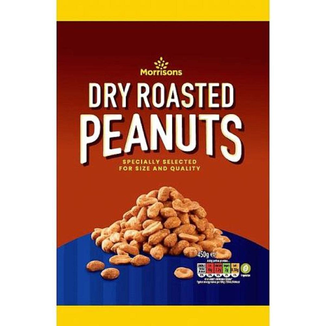 Morrisons Dry Roasted Peanuts, 450g