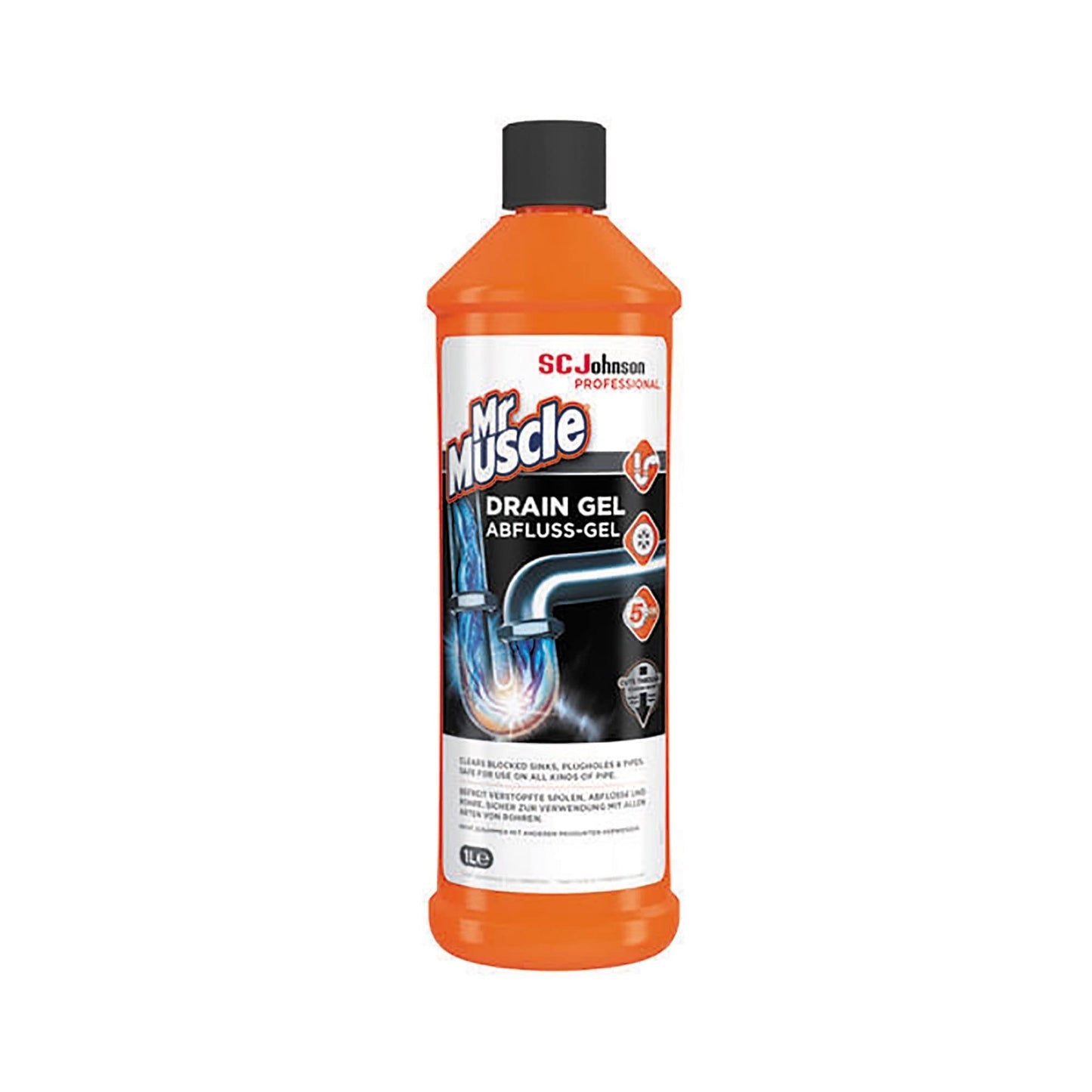 Mr Muscle Kitchen and Bathroom Drain Gel, Multi-Colour