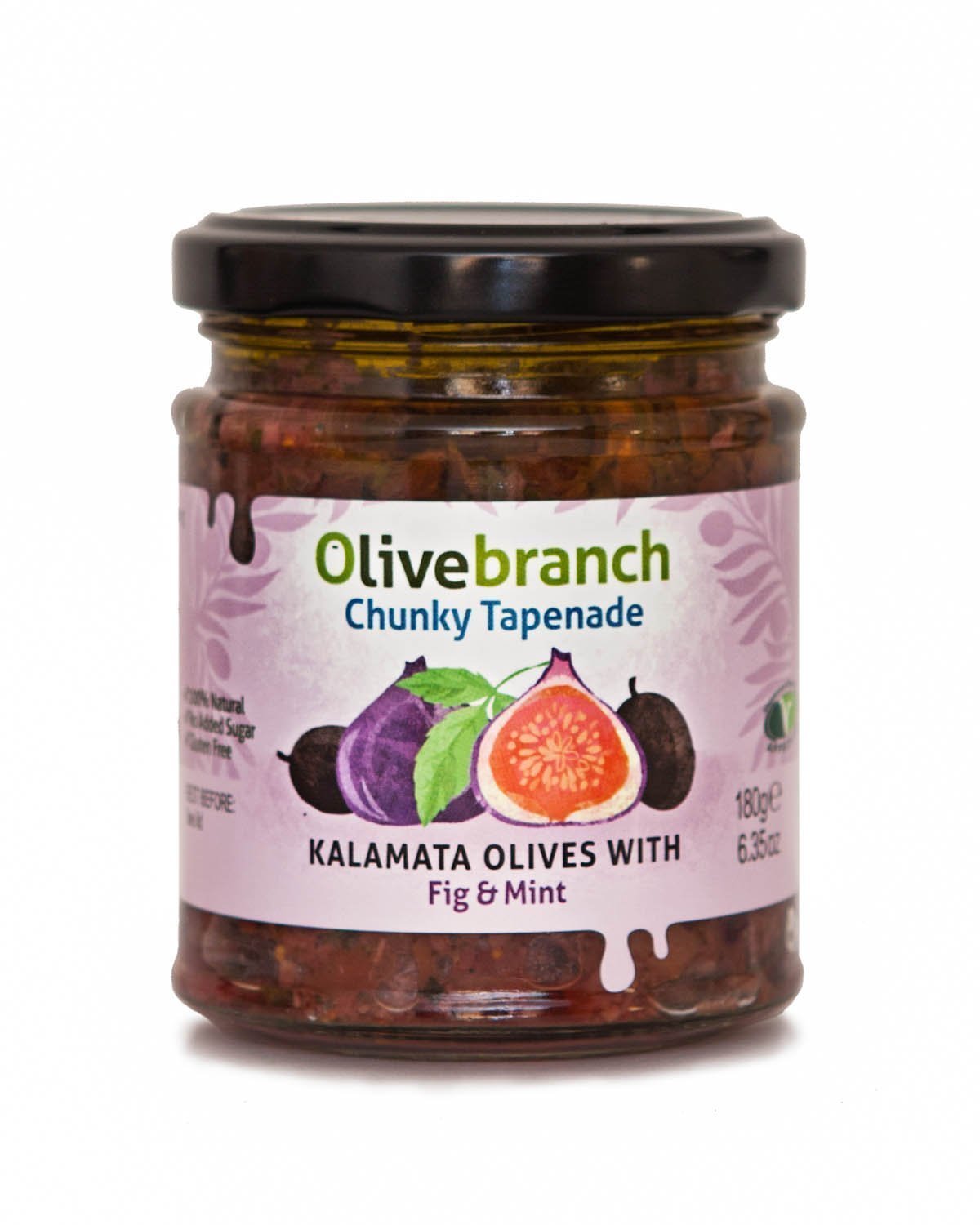 Olive Branch Kalamata Olive Tapenade with Fig and Mint (180g)