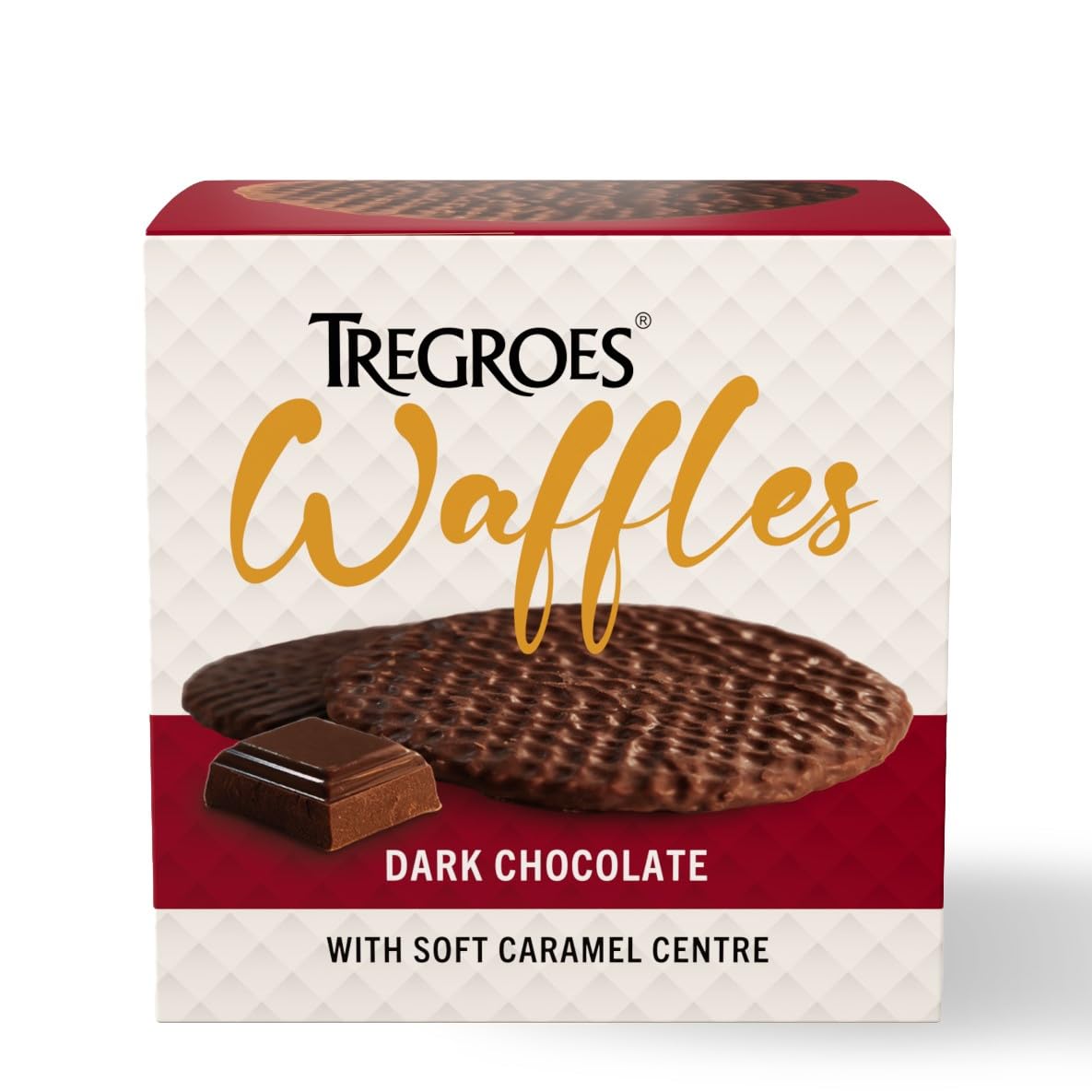 Tregroes Waffles Carton of 6 Dark Chocolate Waffles x 6
