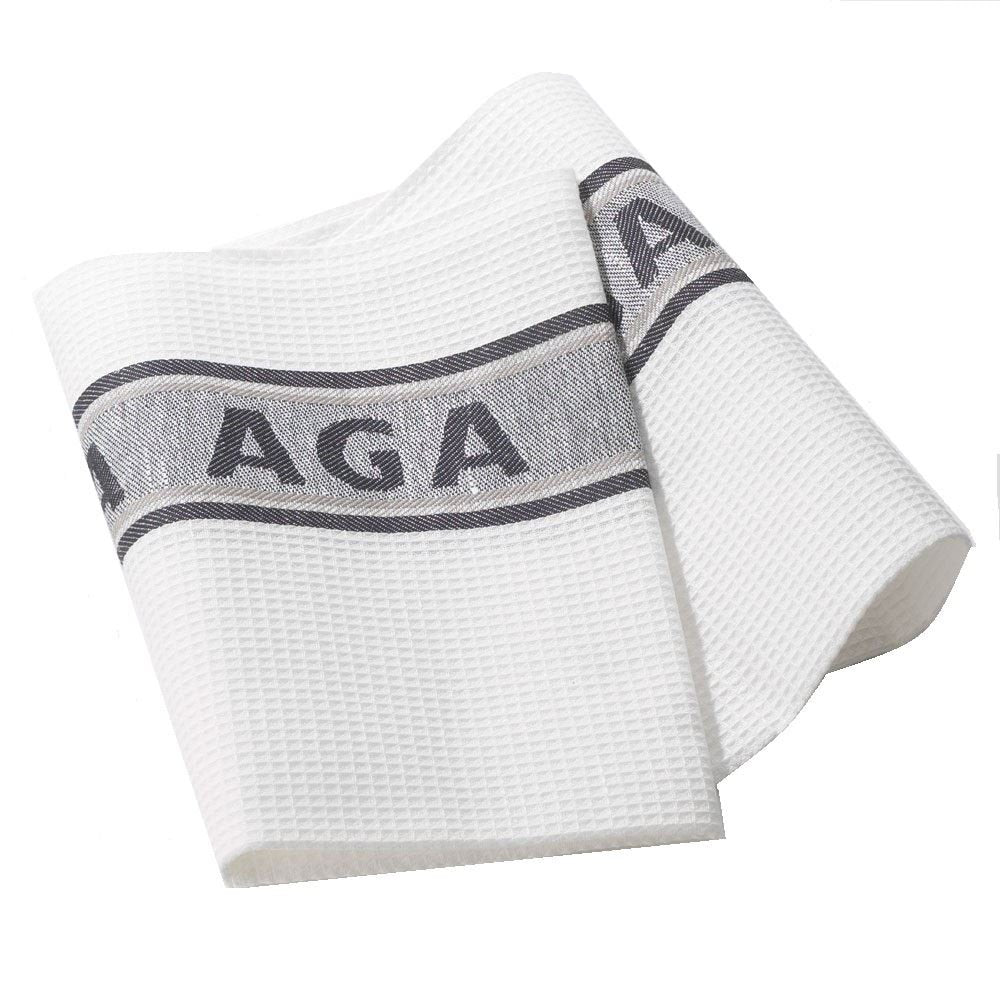 Aga White Traditional Tea Towel