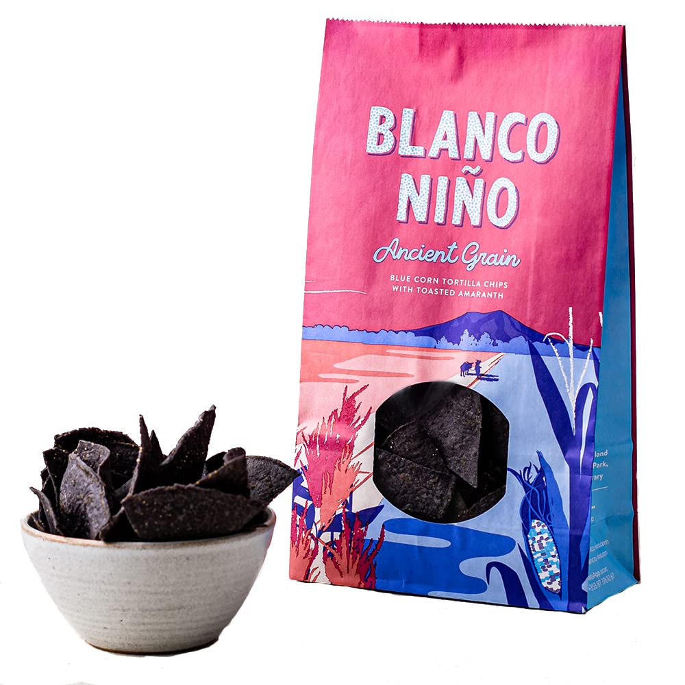 Blanco Nino Ancient Grain Blue Corn Tortilla Chips 170g