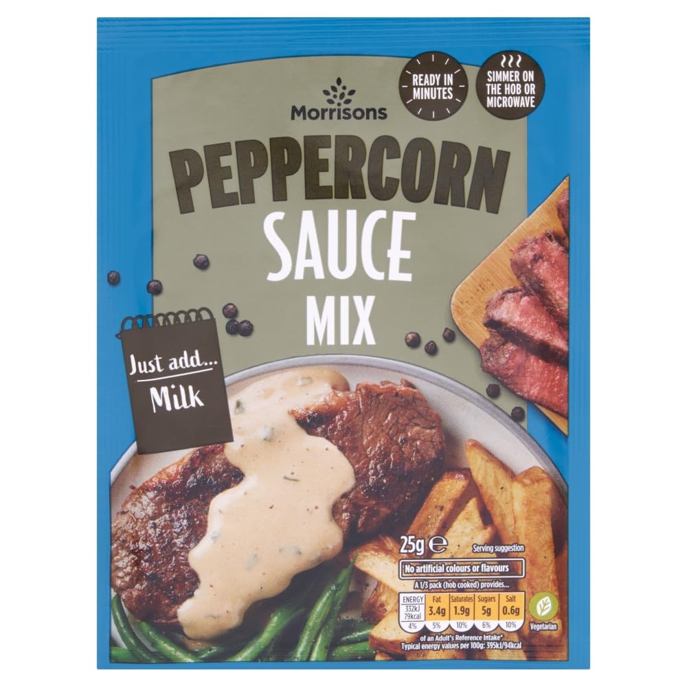 Morrisons Peppercorn Simmer Sauce Mix, 25 g