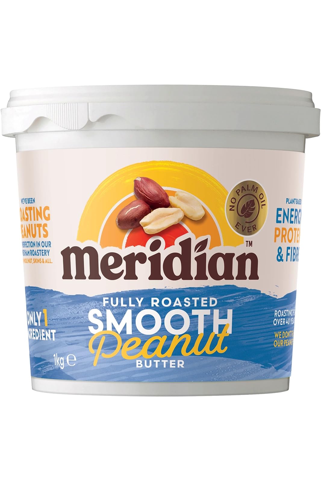 Meridian Foods Peanut Butter Smooth 1kg