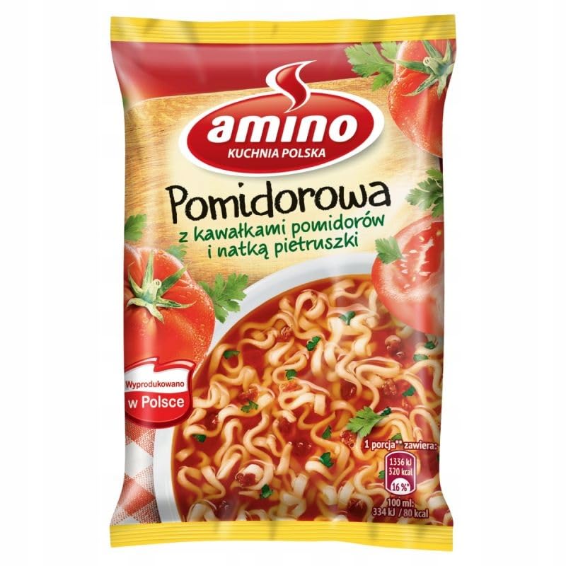 Amino Tomato Soup with Noodles, 61 g