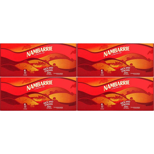 Nambarrie Tea Unique Indian & African Strong & Rich Blend 400's (4 x 400 Tea Bags)