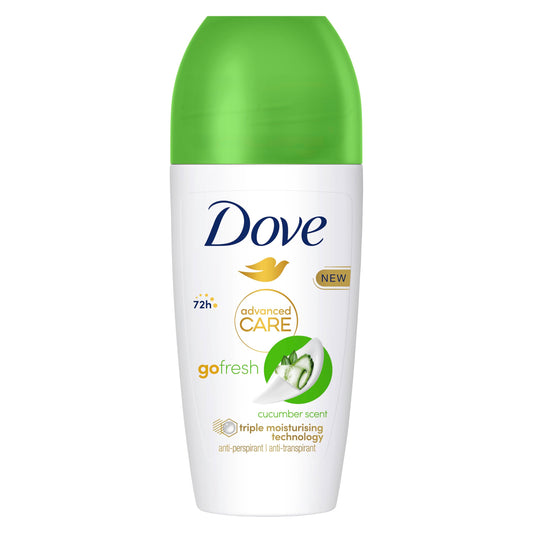 Dove Advanced Cucumber Deodorant Roll-On 50ml