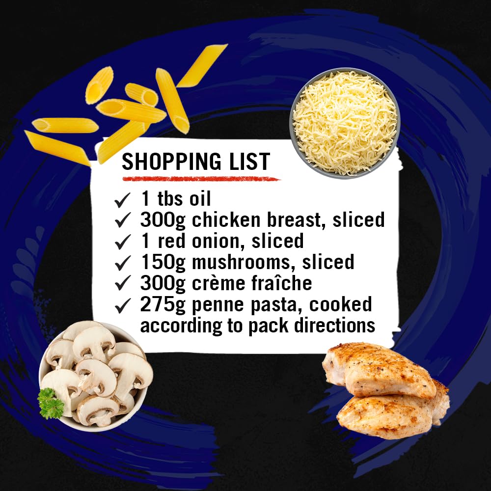 Schwartz x Pizza Express Garlic and Basil Creamy Pasta Recipe Mix, 35g