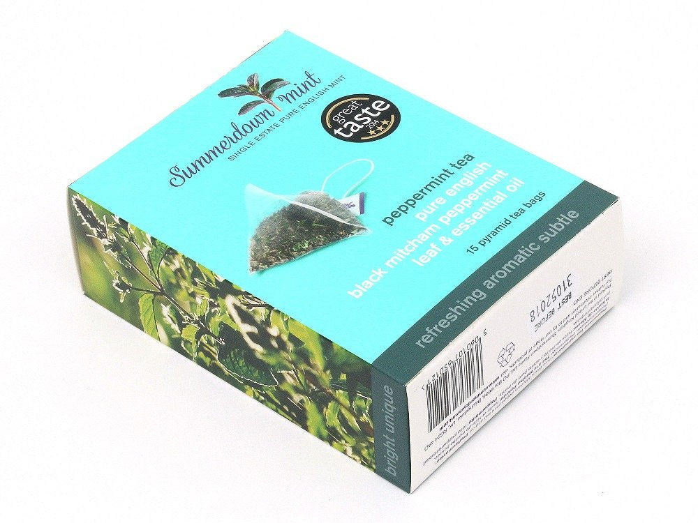 Summerdown Peppermint Tea Pyramid Bags (1 x 15 bags)