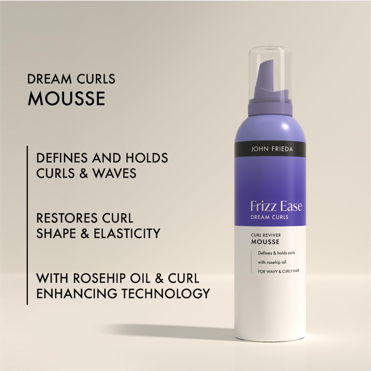 John Frieda Frizz Ease Dream Curls Curl Reviver Mousse 200ml