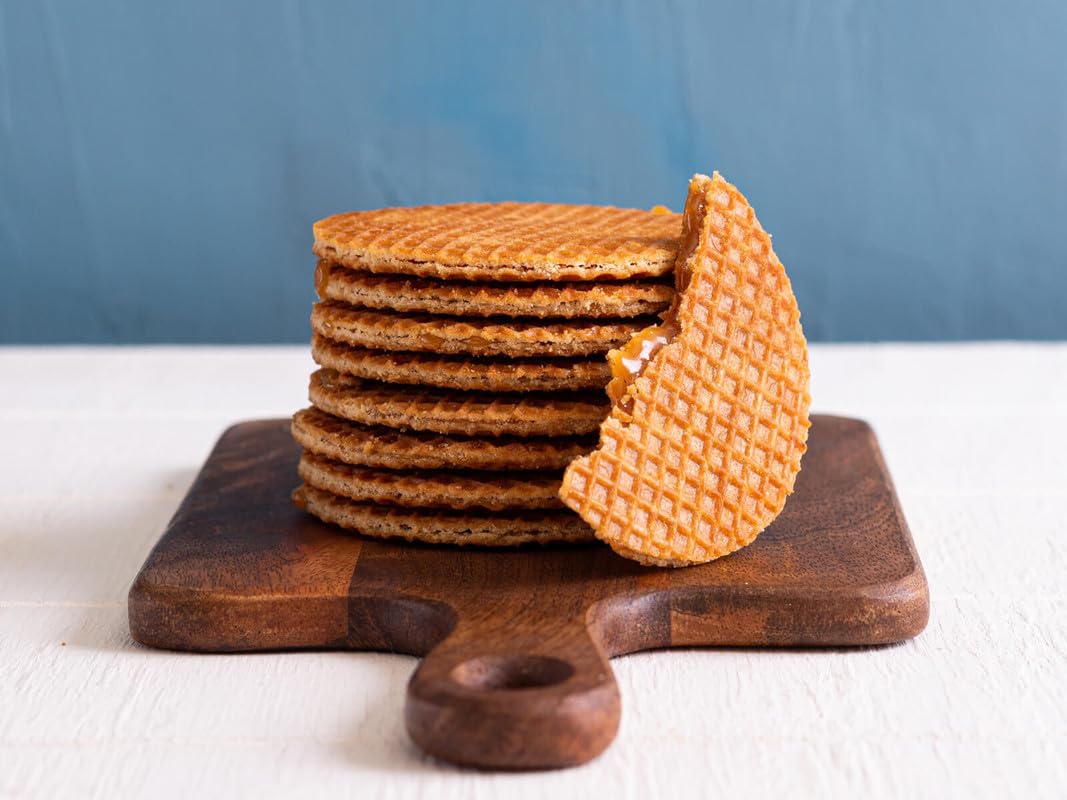 Daelmans Stroopwafels - Caramel waffles – 78 g x 18 in a Box - Authentic Dutch Caramel Waffle - Stroopwaffels