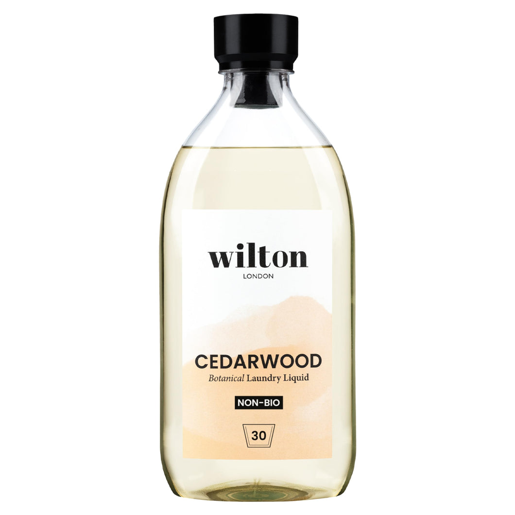 Wilton London Eco Friendly Laundry Liquid 28 Washes - Non-Bio - Plant-based & Biodegradable Detergent - Packed with Essential Oils - Made in UK - 1 Litre