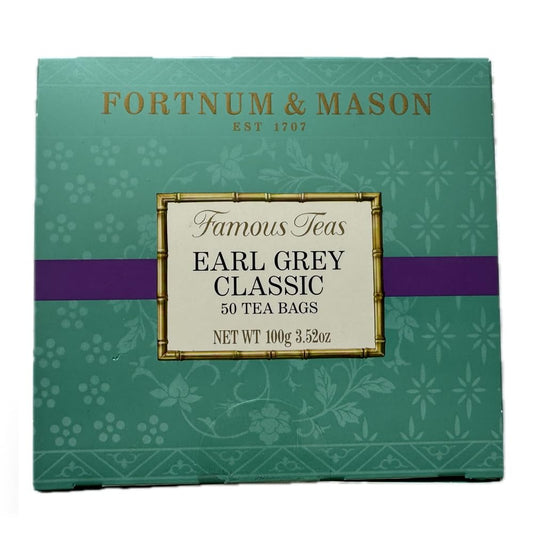 Fortnum & Mason Earl Grey Classic, 50 Tea Bags, 100g