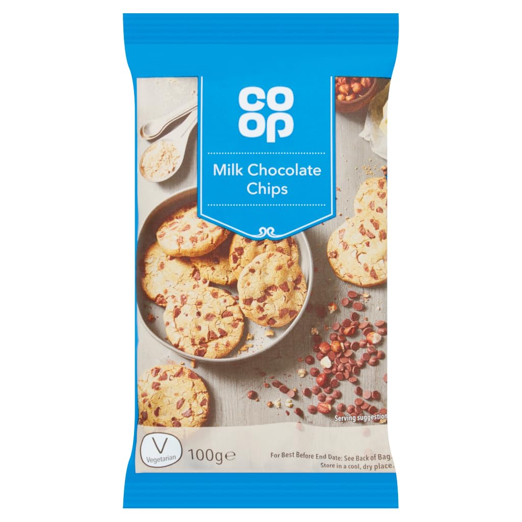 Co-op Milk Chocolate Chips, 100g