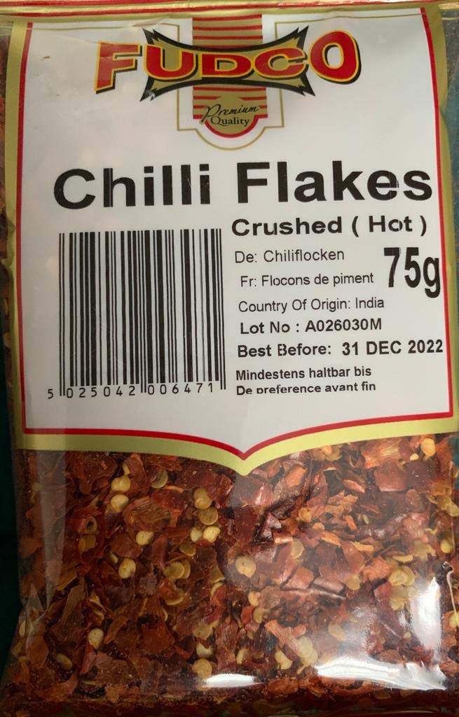 Fudco Crushed Chilli Flakes 75g