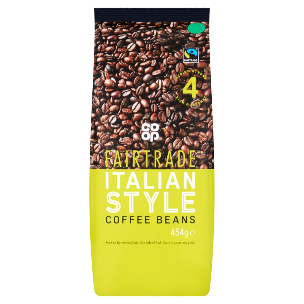 Co-op Fairtrade Italian Style Coffee Beans 454g
