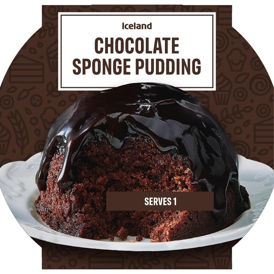 Iceland Chocolate Sponge Pudding 100g