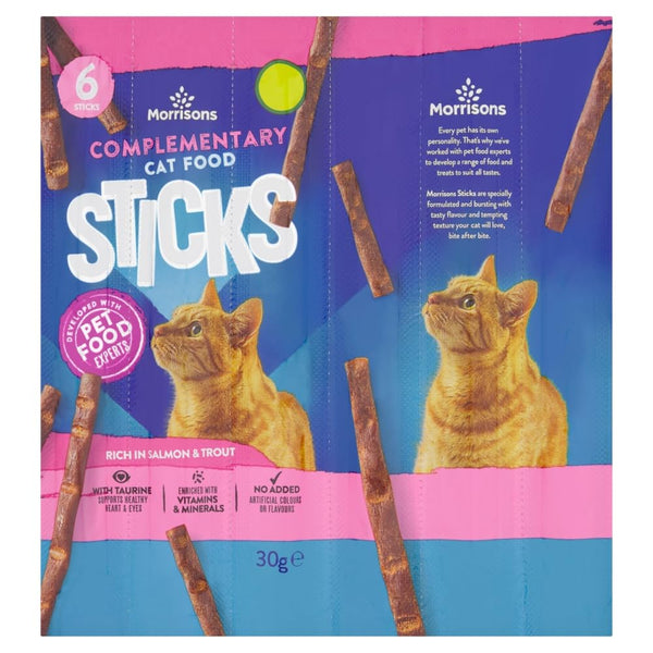 Morrisons Kitty Sticks Rich in Salmon & Trout 30g