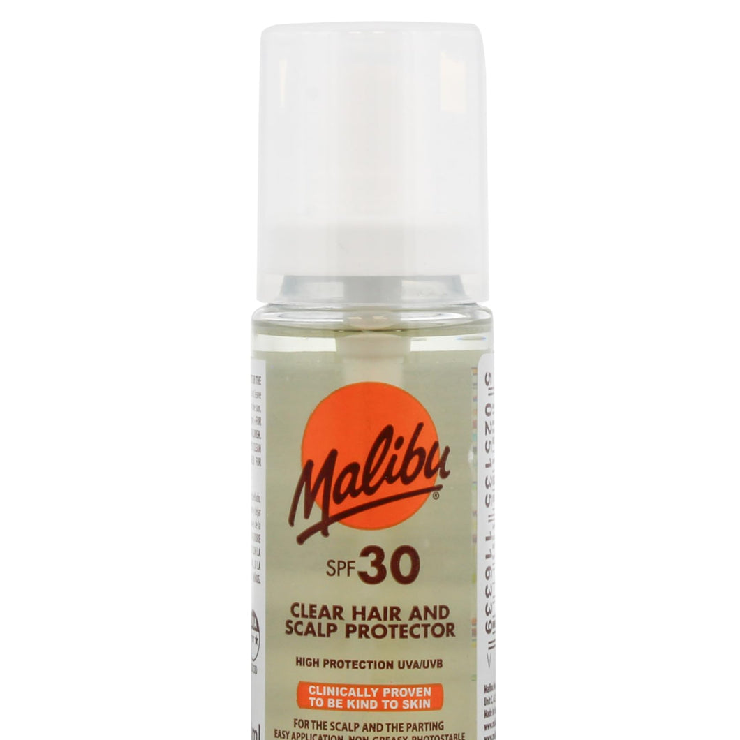 Malibu Sun Clear Hair and Scalp Protector Spray, Non-Greasy, Quick Drying, 50ml