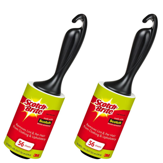 NEW 2 x Scotch Brite Lint Roller Hair Remover