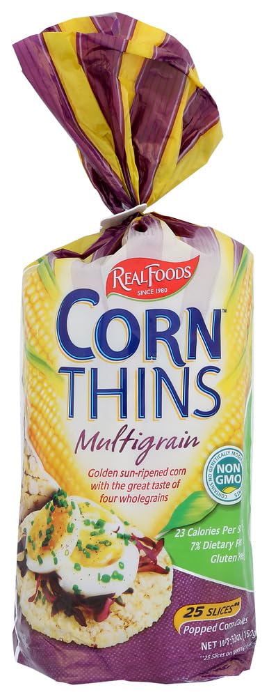 Realfoods Corn Thins Multigrain 150g