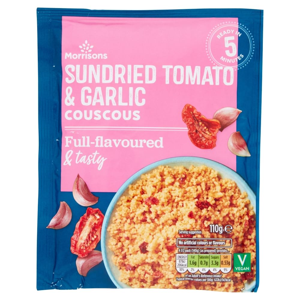 Morrisons Sundried Tomato and Garlic Couscous, 110 g