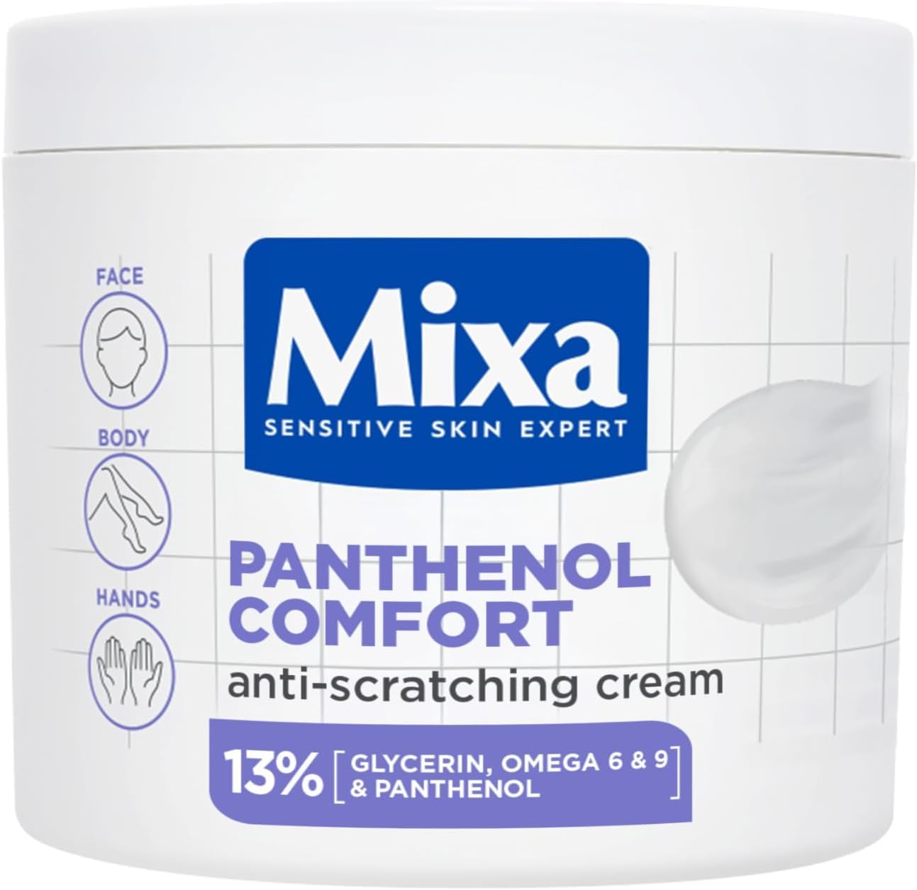 Mixa Body Cream Panthenol Comfort Restoring Eczema Prone Skin 400ml