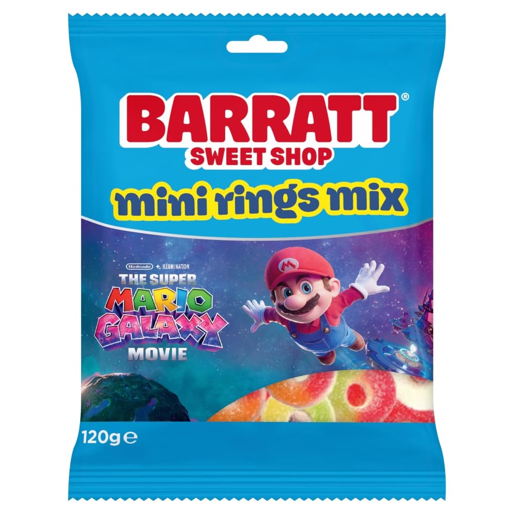 Barratt Mario Mini Rings Mix 120g