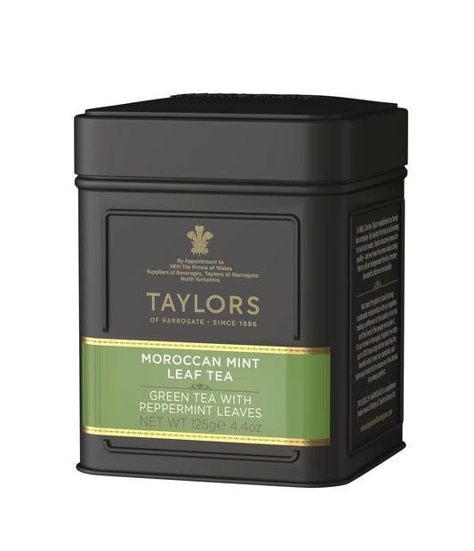 Taylors of Harrogate Moroccan Mint Green Leaf Tea Caddy 125g