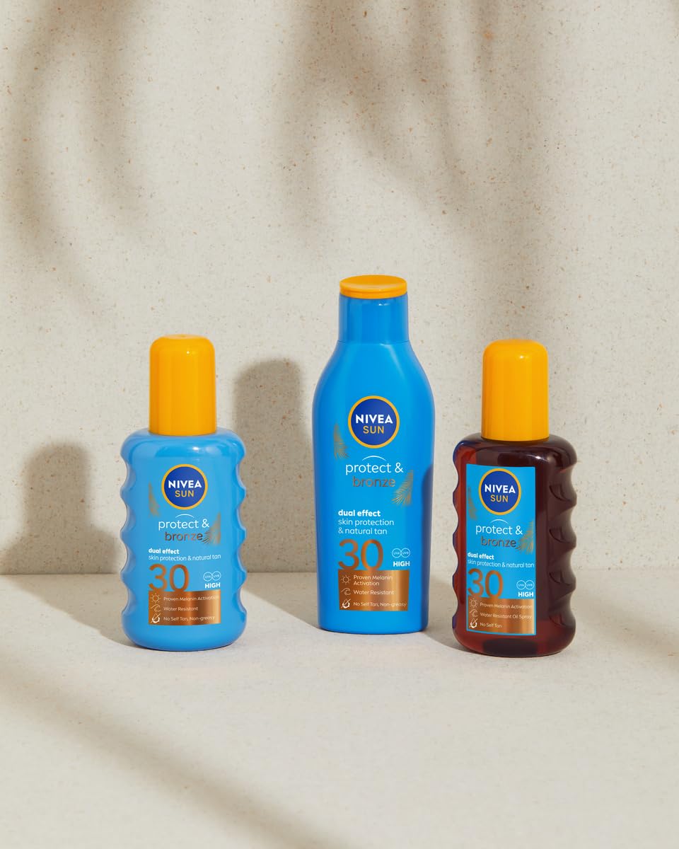 NIVEA Sun Protect & Bronze Natural Tanning Oil SPF 30 200ml