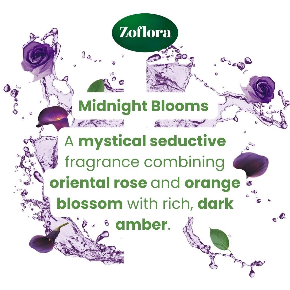 Zoflora 96 Antibacterial Multi-Surface Cleaning Midnight Blooms Large Wipes